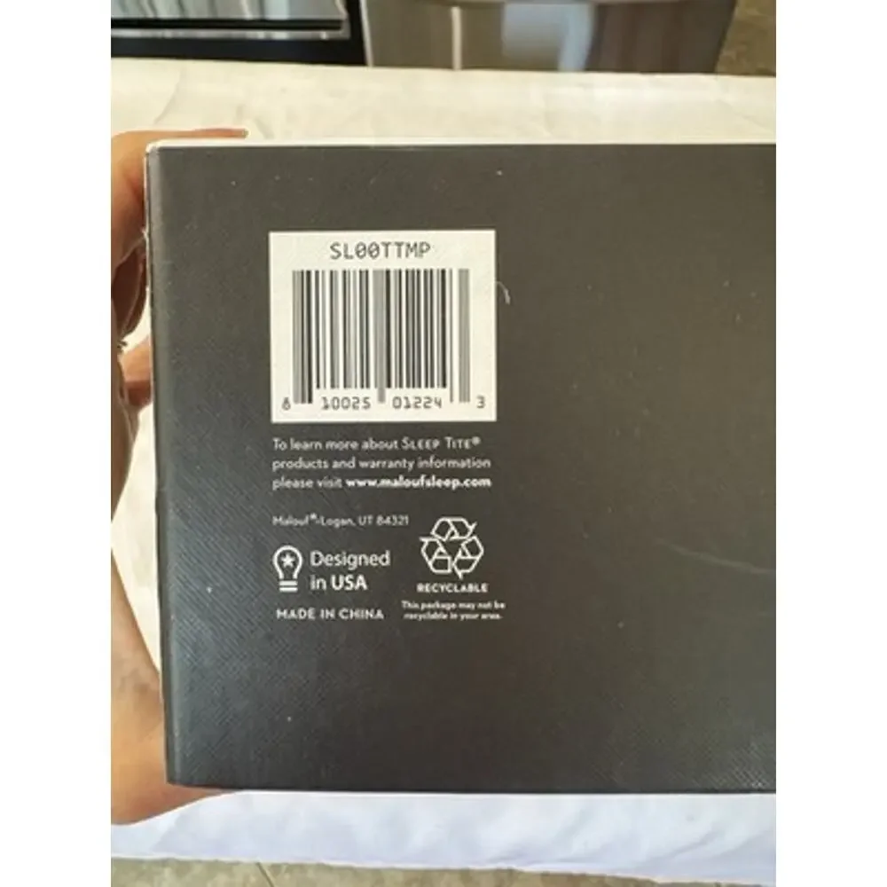 Malouf Sleep Tite Prime Terry Waterproof Mattress Protector Twin Size Bed New